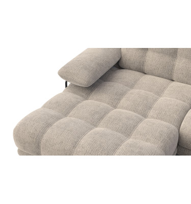 BUBBARA Ecksofa 4-Sitzer links, beige
