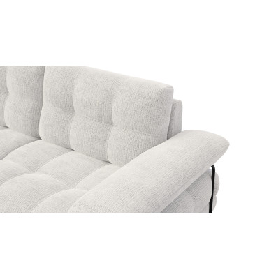 BUBBARA Ecksofa 4-Sitzer links, creme