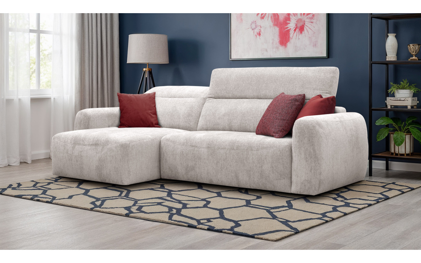 Sofa 4-Sitzer NERO, ecru