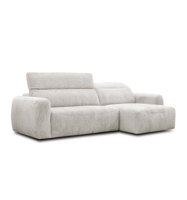 Ecksofa 4-Sitzer rechts NERO, ecru