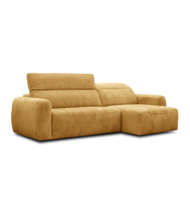 Ecksofa 4-Sitzer rechts NERO, gelb