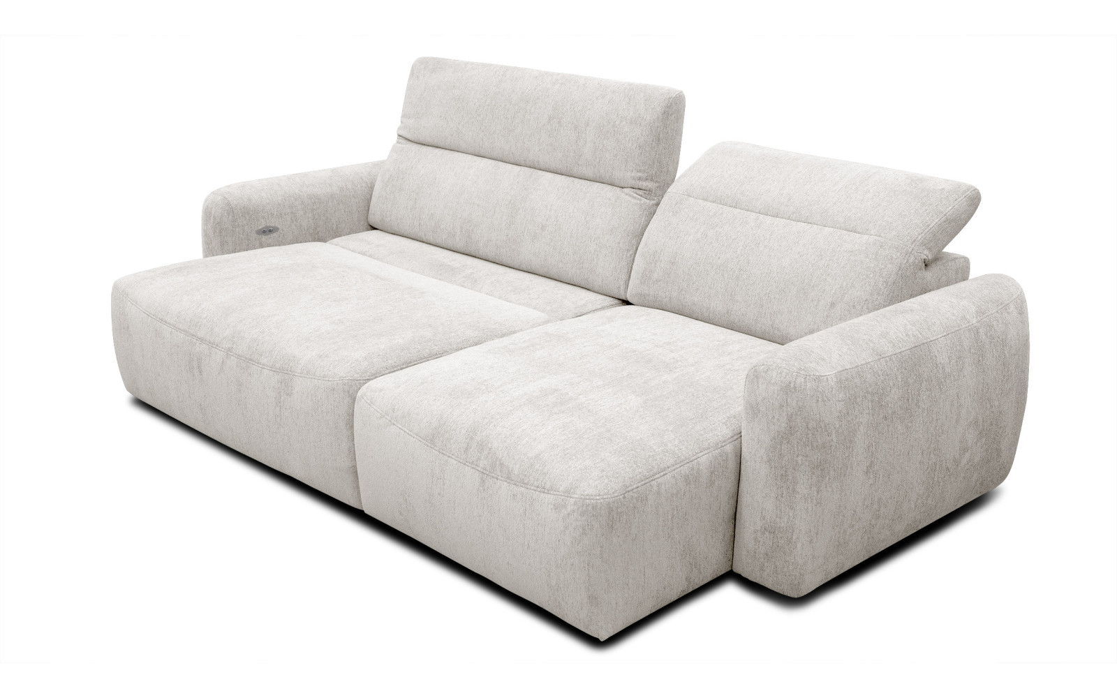 Ecksofa 4-Sitzer rechts NERO, ecru