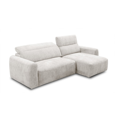 Ecksofa 4-Sitzer rechts NERO, ecru