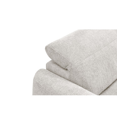 Ecksofa 4-Sitzer rechts NERO, ecru