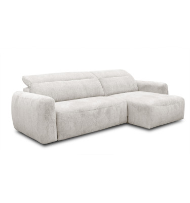 Ecksofa 4-Sitzer rechts NERO, ecru