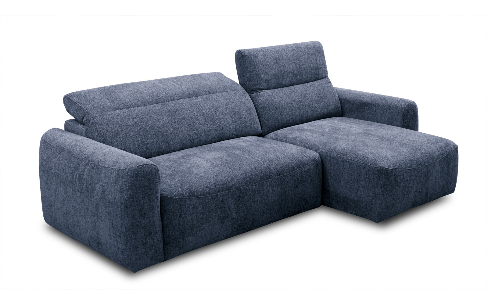 Ecksofa 4-Sitzer rechts NERO, dunkelblau