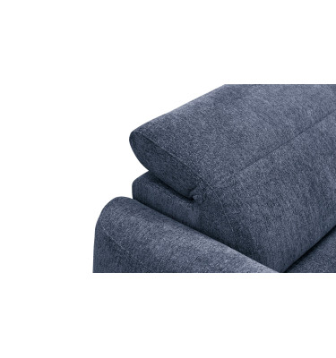 Ecksofa 4-Sitzer rechts NERO, dunkelblau