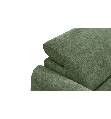 Ecksofa 4-Sitzer rechts NERO, dunkelgrün