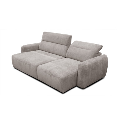 Ecksofa 4-Sitzer rechts NERO, dunkelbeige