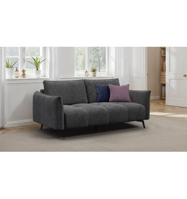 Sofa 2,5-Sitzer AERA, dunkelgrau
