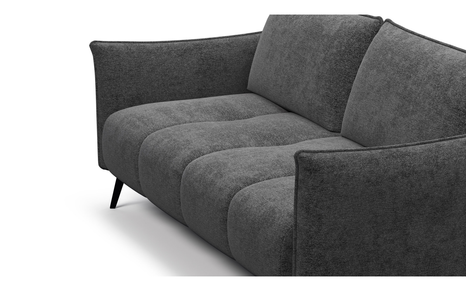Sofa 2,5-Sitzer AERA, dunkelgrau