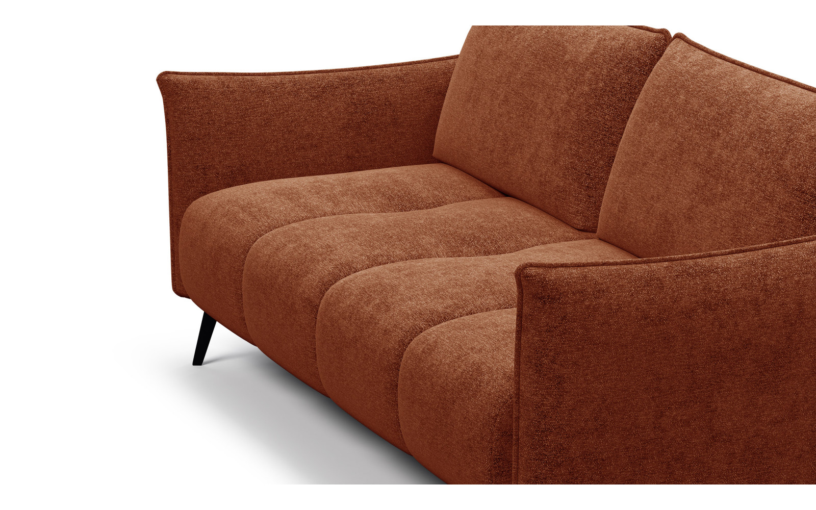 Sofa 2,5-Sitzer AERA, orange