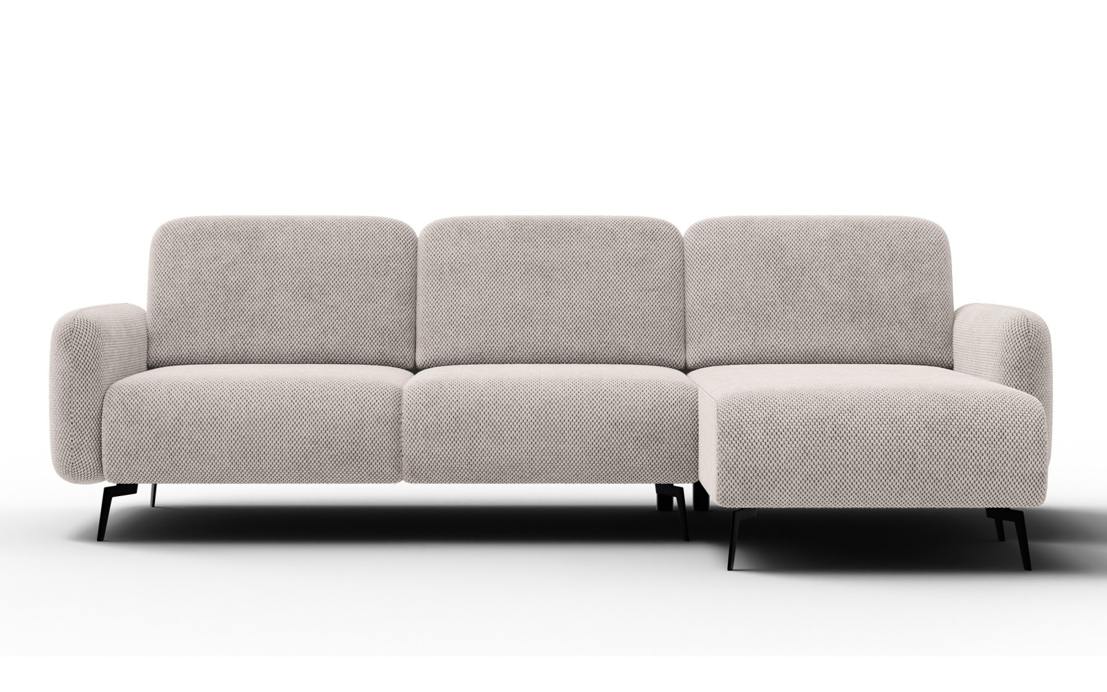 Ecksofa 4-Sitzer rechts FEBE, beige