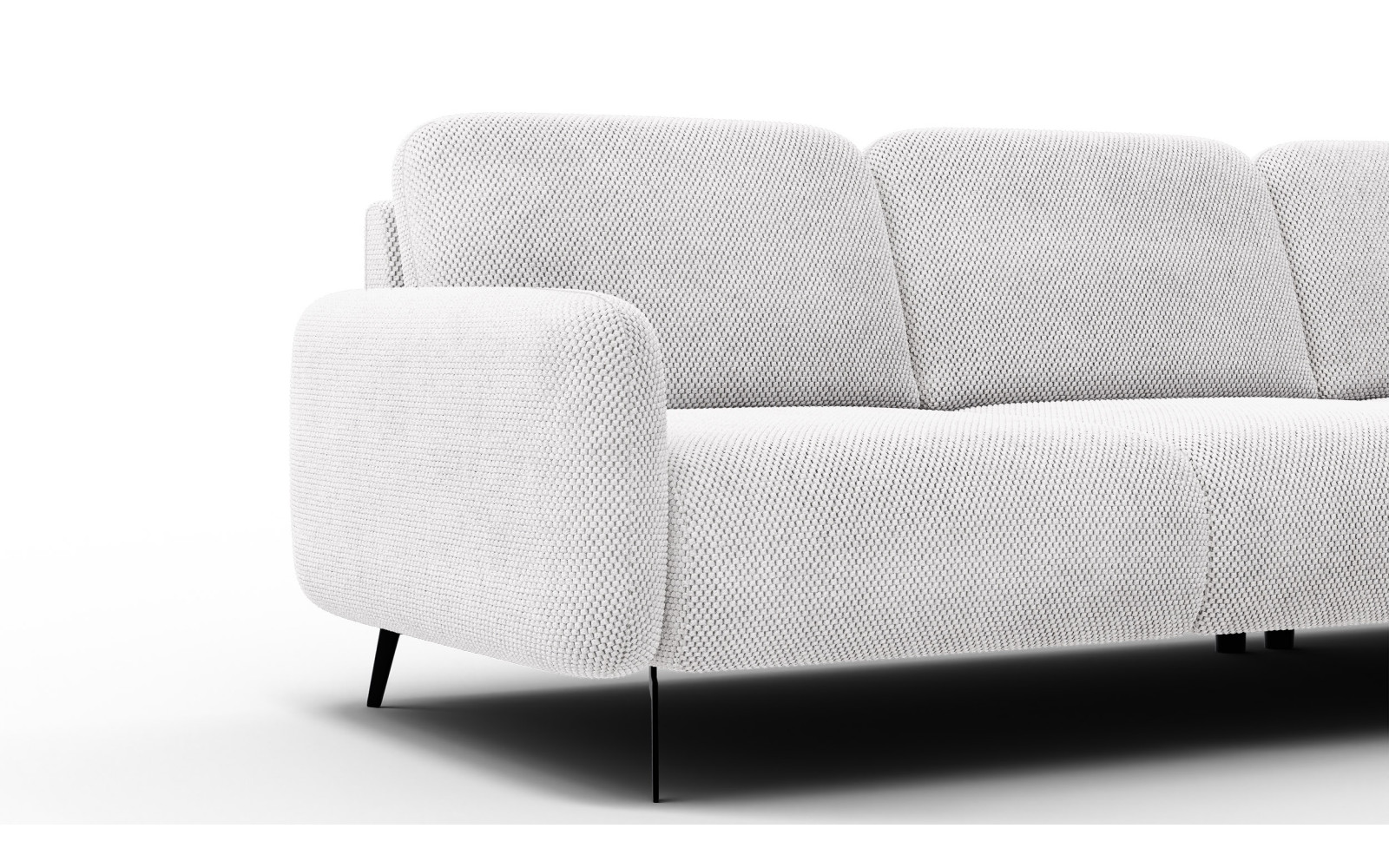 Ecksofa 4-Sitzer rechts FEBE, creme