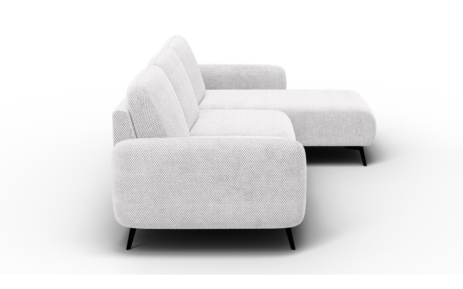 Ecksofa 4-Sitzer rechts FEBE, creme
