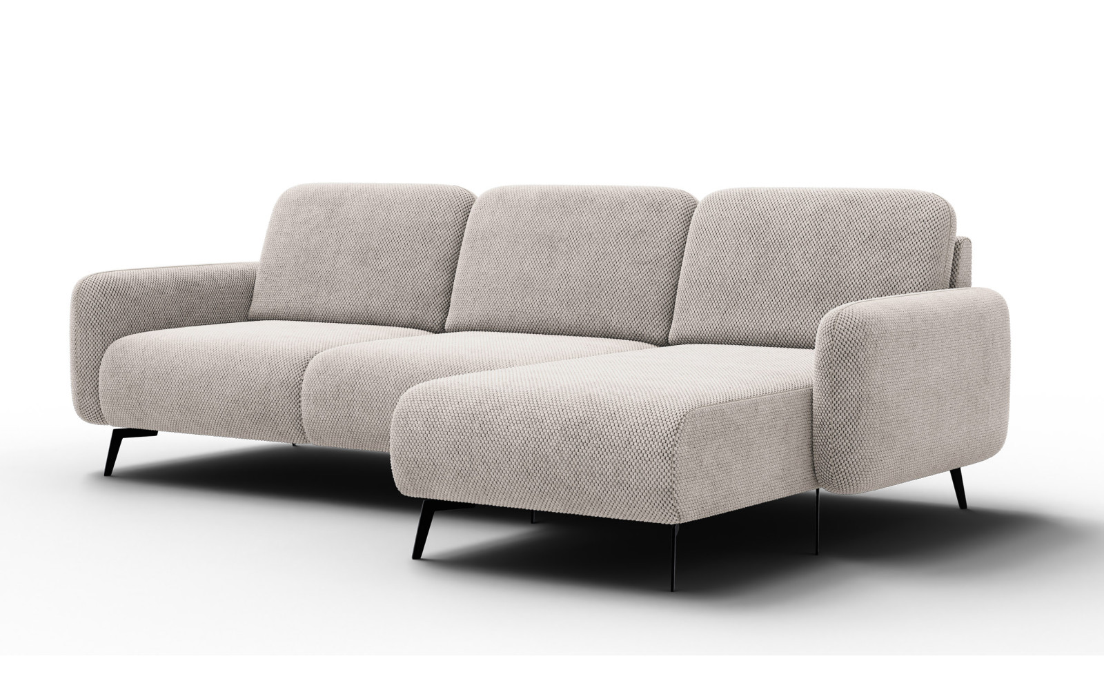 Ecksofa 4-Sitzer rechts FEBE, beige