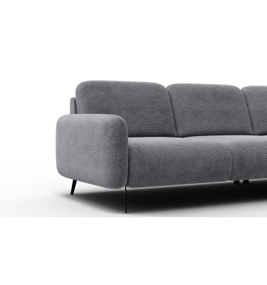 Ecksofa 4-Sitzer rechts FEBE, grau