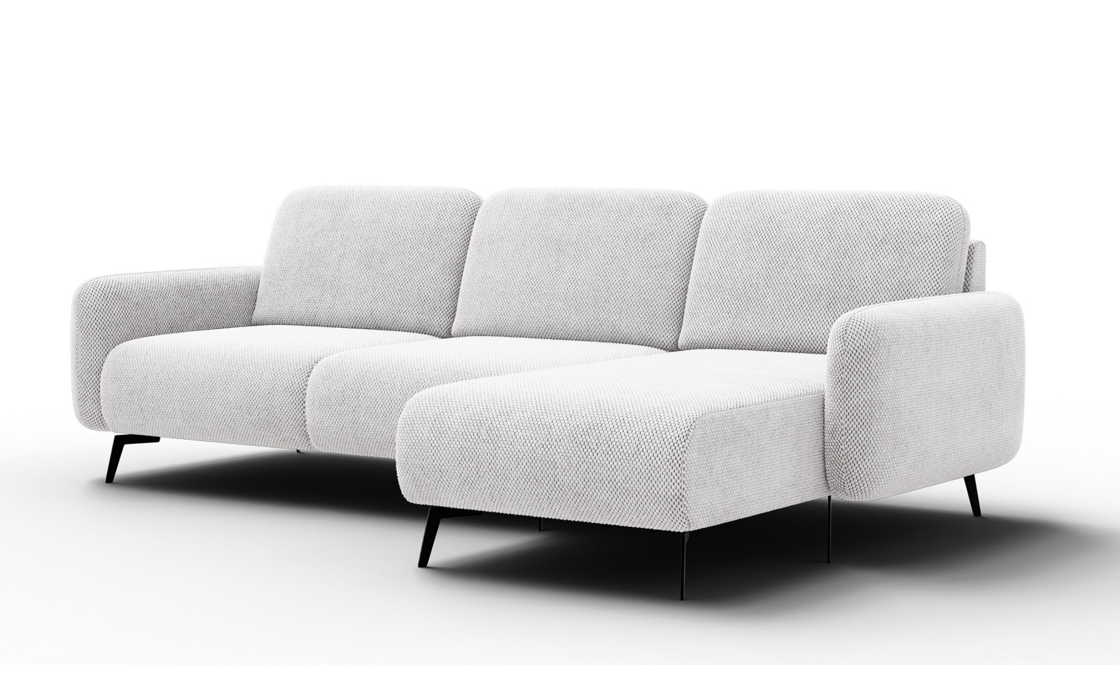Ecksofa 4-Sitzer rechts FEBE, creme