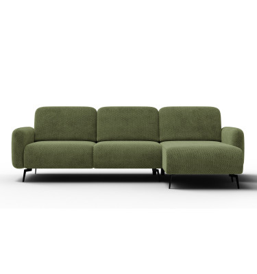 Ecksofa 4-Sitzer rechts FEBE, olivgrün