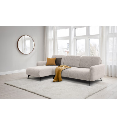 Ecksofa 4-Sitzer links FEBE, beige