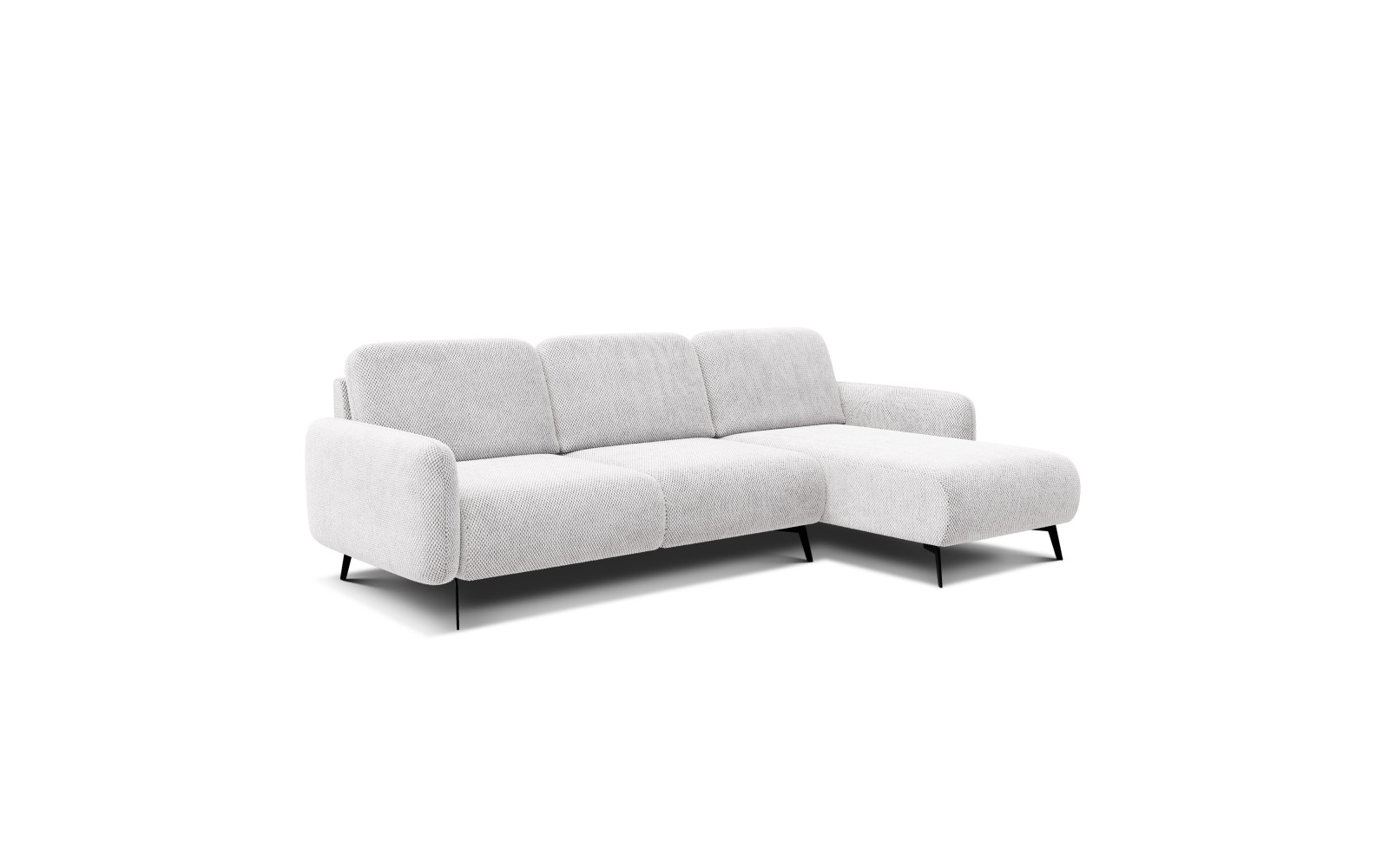 Ecksofa 4-Sitzer rechts FEBE, creme