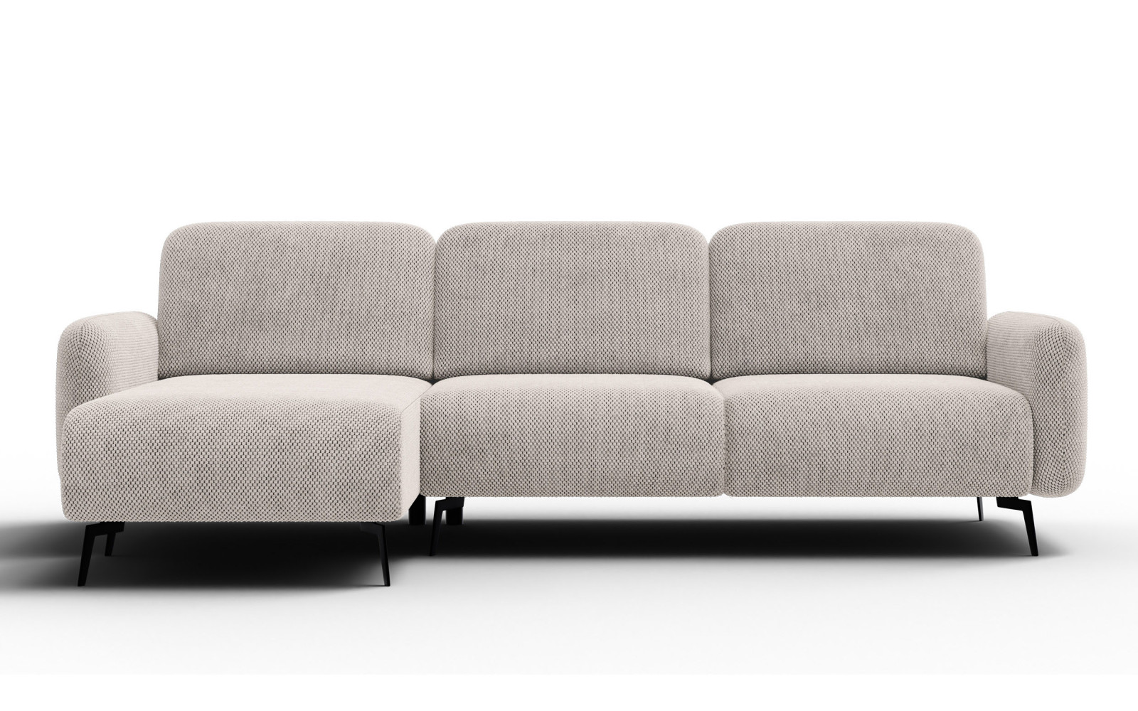 Ecksofa 4-Sitzer links FEBE, beige