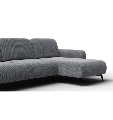 Ecksofa 4-Sitzer rechts FEBE, grau