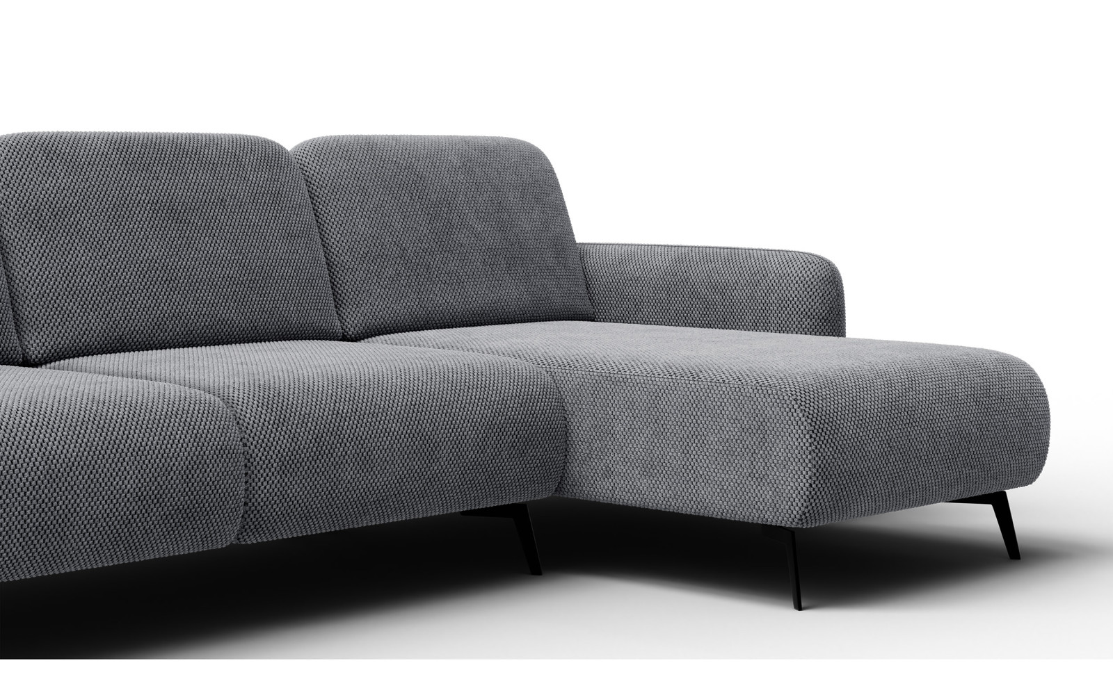 Ecksofa 4-Sitzer rechts FEBE, grau