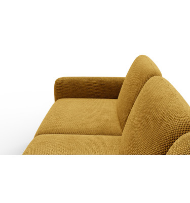 Ecksofa 4-Sitzer rechts FEBE, dunkelgelb