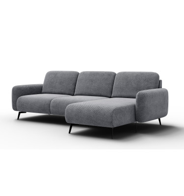 Ecksofa 4-Sitzer rechts FEBE, grau