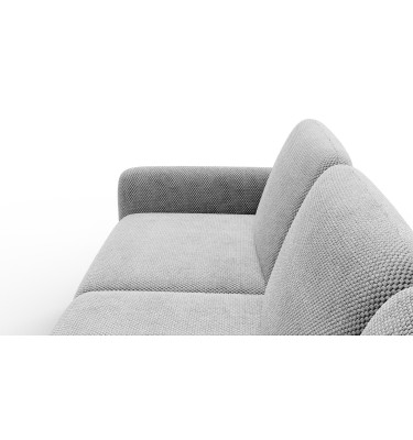 Ecksofa 4-Sitzer rechts FEBE, hellgrau