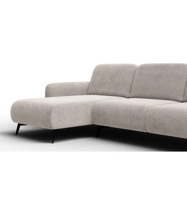 Ecksofa 4-Sitzer links FEBE, beige