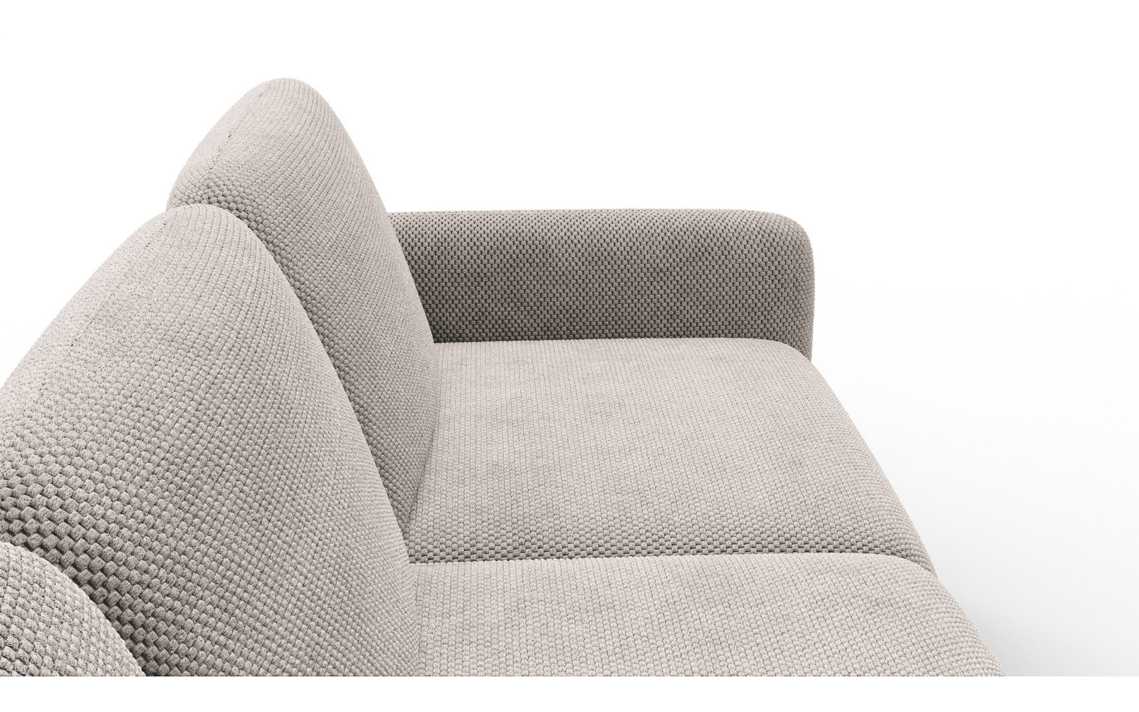 Ecksofa 4-Sitzer links FEBE, beige