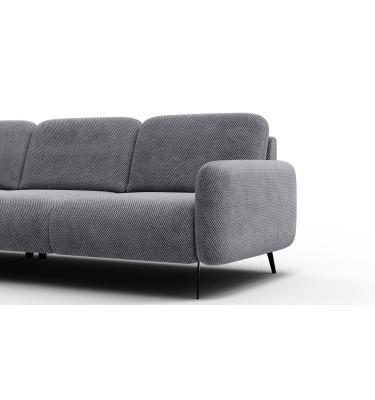 Ecksofa 4-Sitzer links FEBE, grau