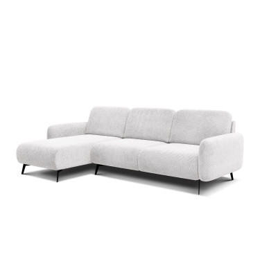 Ecksofa 4-Sitzer links FEBE, creme