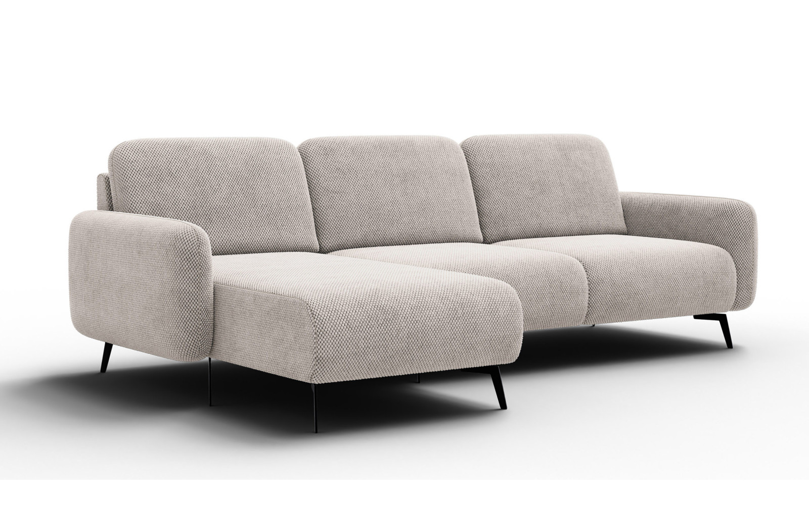Ecksofa 4-Sitzer links FEBE, beige