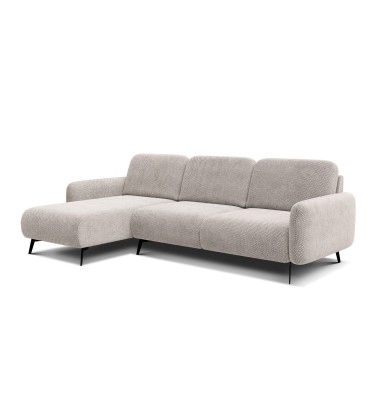 Ecksofa 4-Sitzer links FEBE, beige