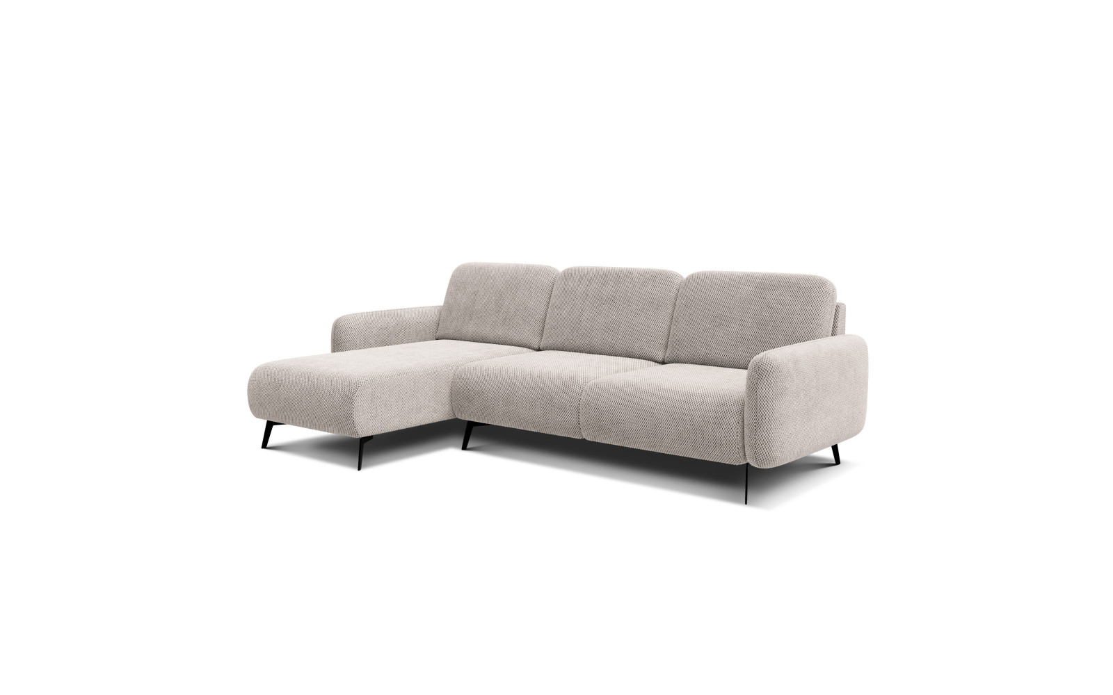 Ecksofa 4-Sitzer links FEBE, beige