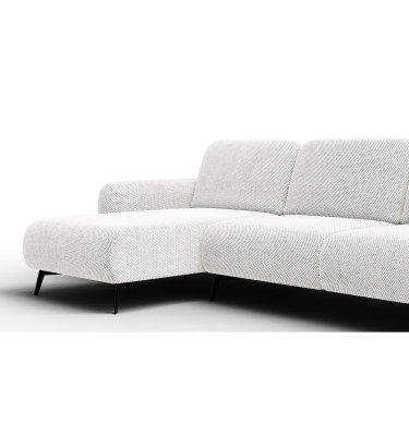 Ecksofa 4-Sitzer links FEBE, creme