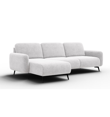 Ecksofa 4-Sitzer links FEBE, creme