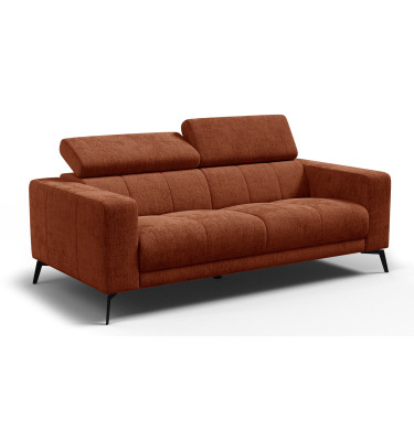 Sofa 3-Sitzer MORELLO, rostrot