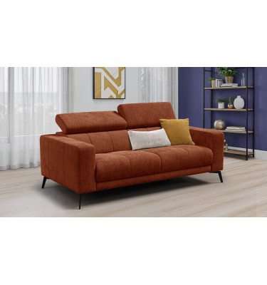 Sofa 3-Sitzer MORELLO, rostrot