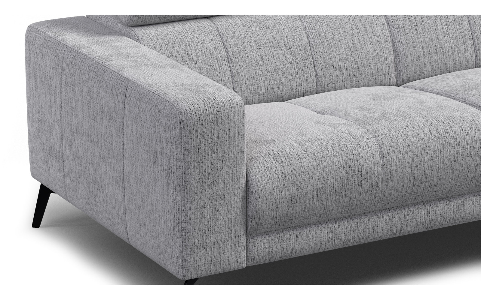 Sofa 3-Sitzer MORELLO, hellgrau