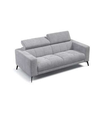 Sofa 3-Sitzer MORELLO, hellgrau