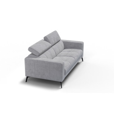 Sofa 3-Sitzer MORELLO, hellgrau