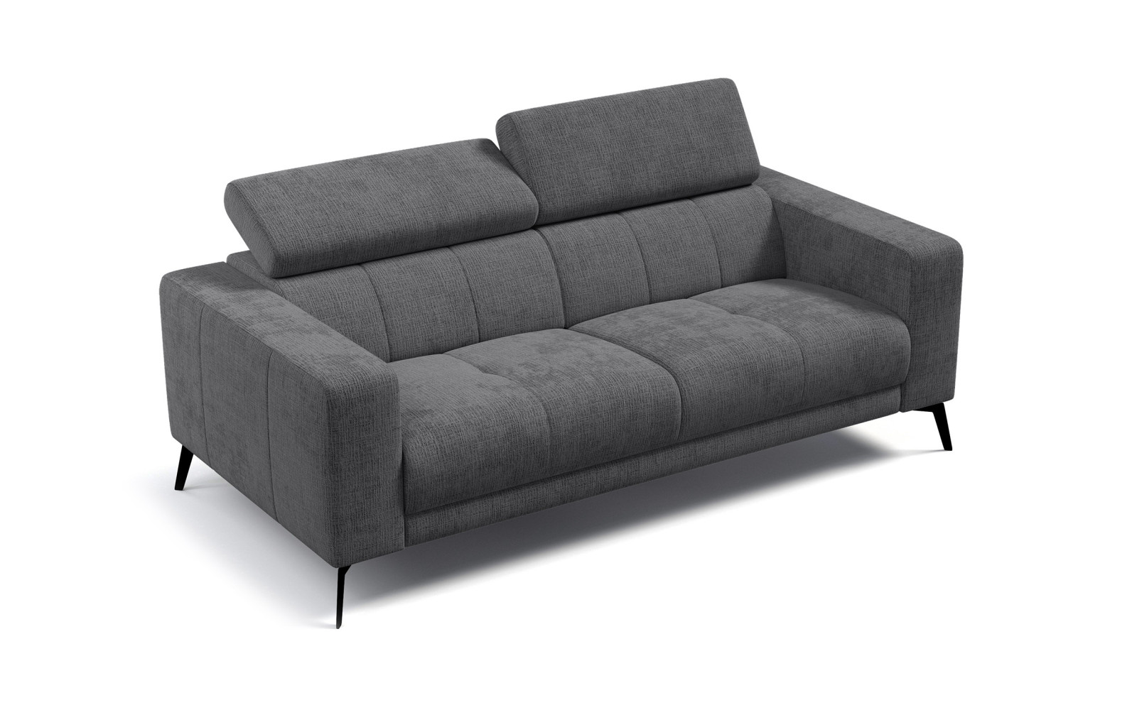 Sofa 3-Sitzer MORELLO, dunkelgrau