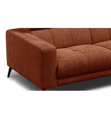 Sofa 3-Sitzer MORELLO, rostrot