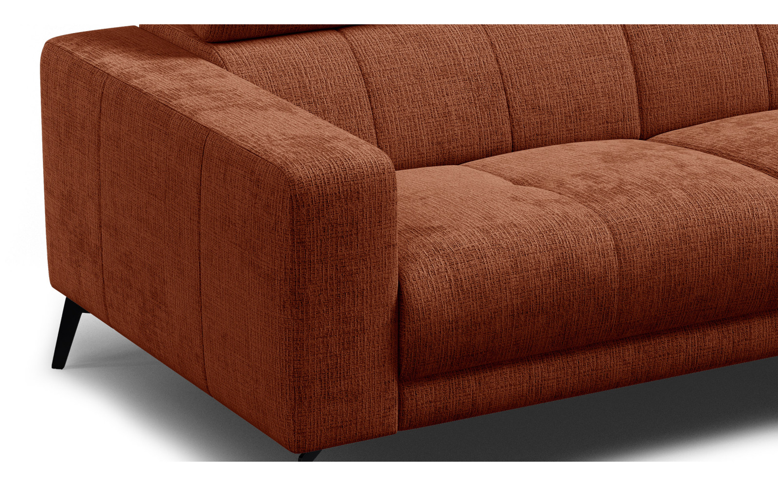 Sofa 3-Sitzer MORELLO, rostrot