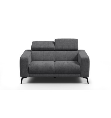 Sofa 2-Sitzer MORELLO, dunkelgrau