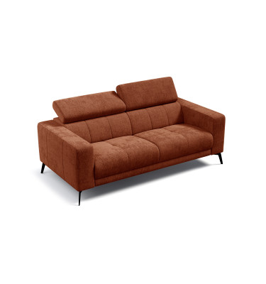 Sofa 3-Sitzer MORELLO, rostrot